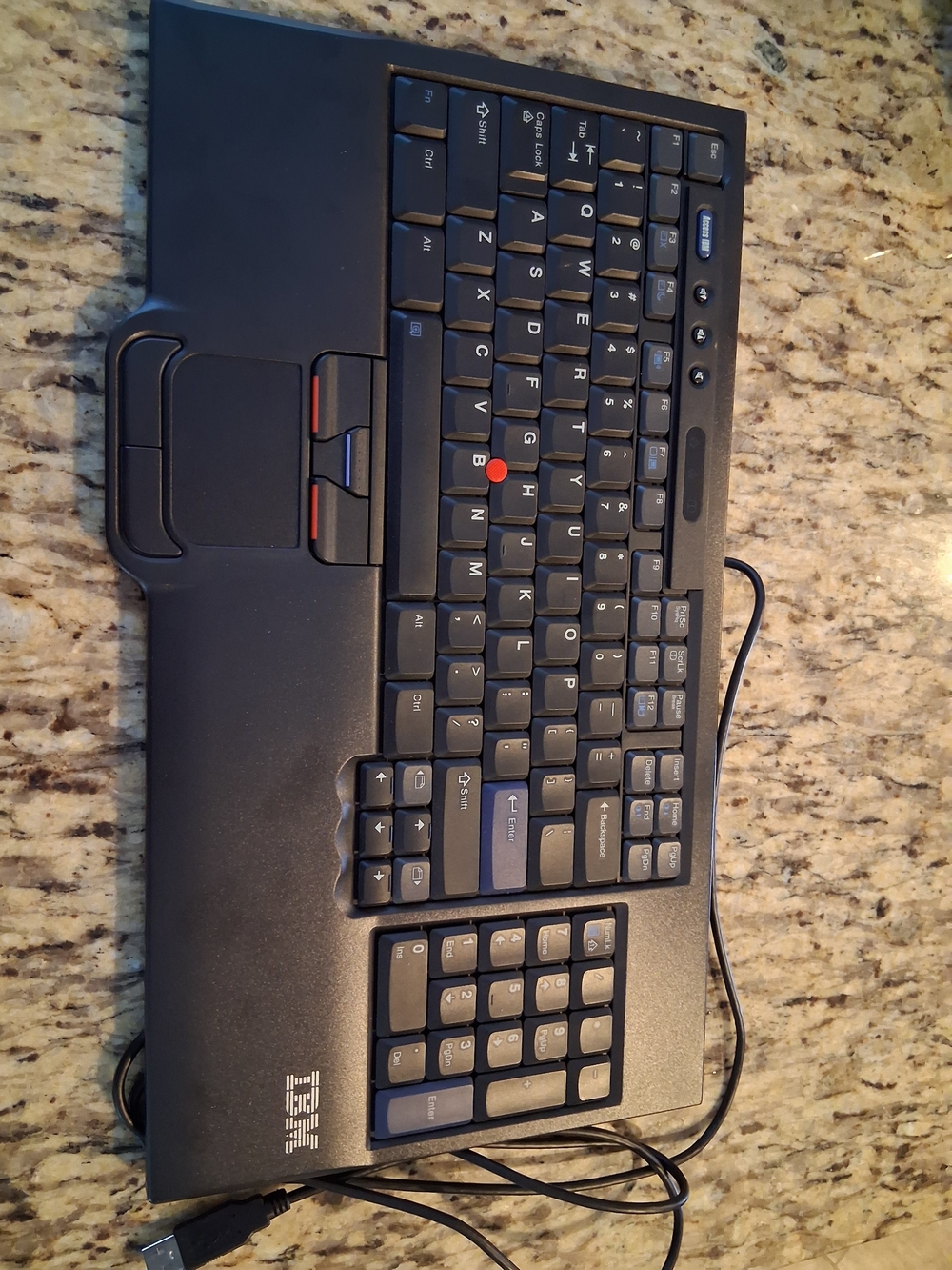 Genuine SK-8845RC for Lenovo ThinkPad  USB Keyboard Trackpoint
